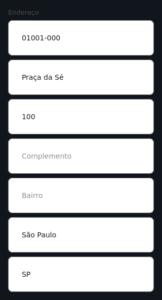 AddressInput