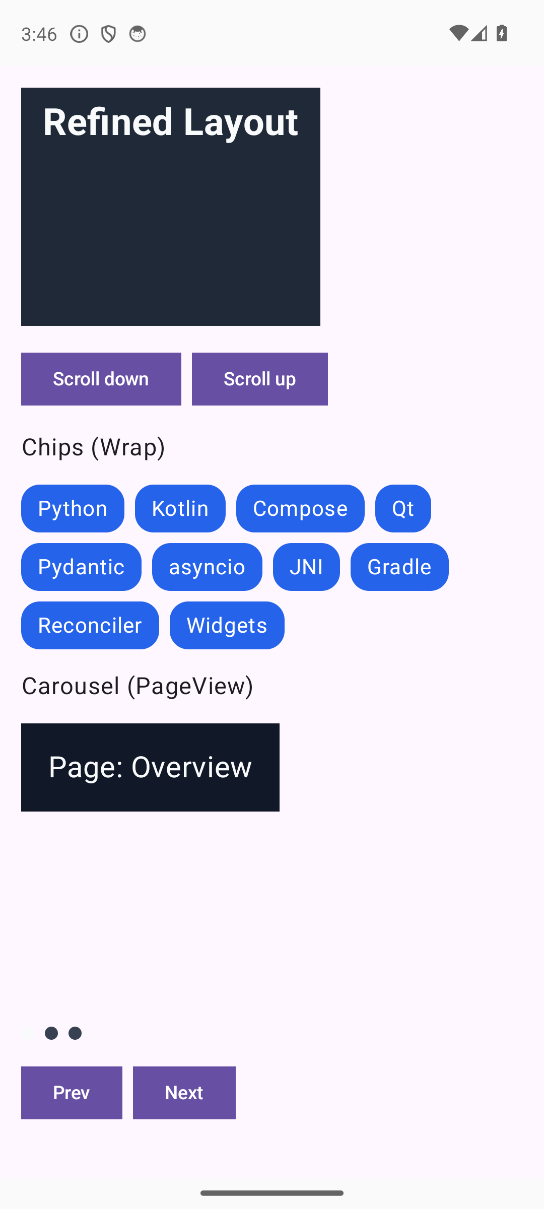 layout